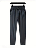 Effen joggingbroek met ritsdetails