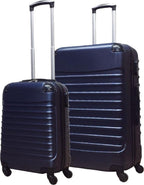 2-Delige donkerblauwe hardcase kofferset
