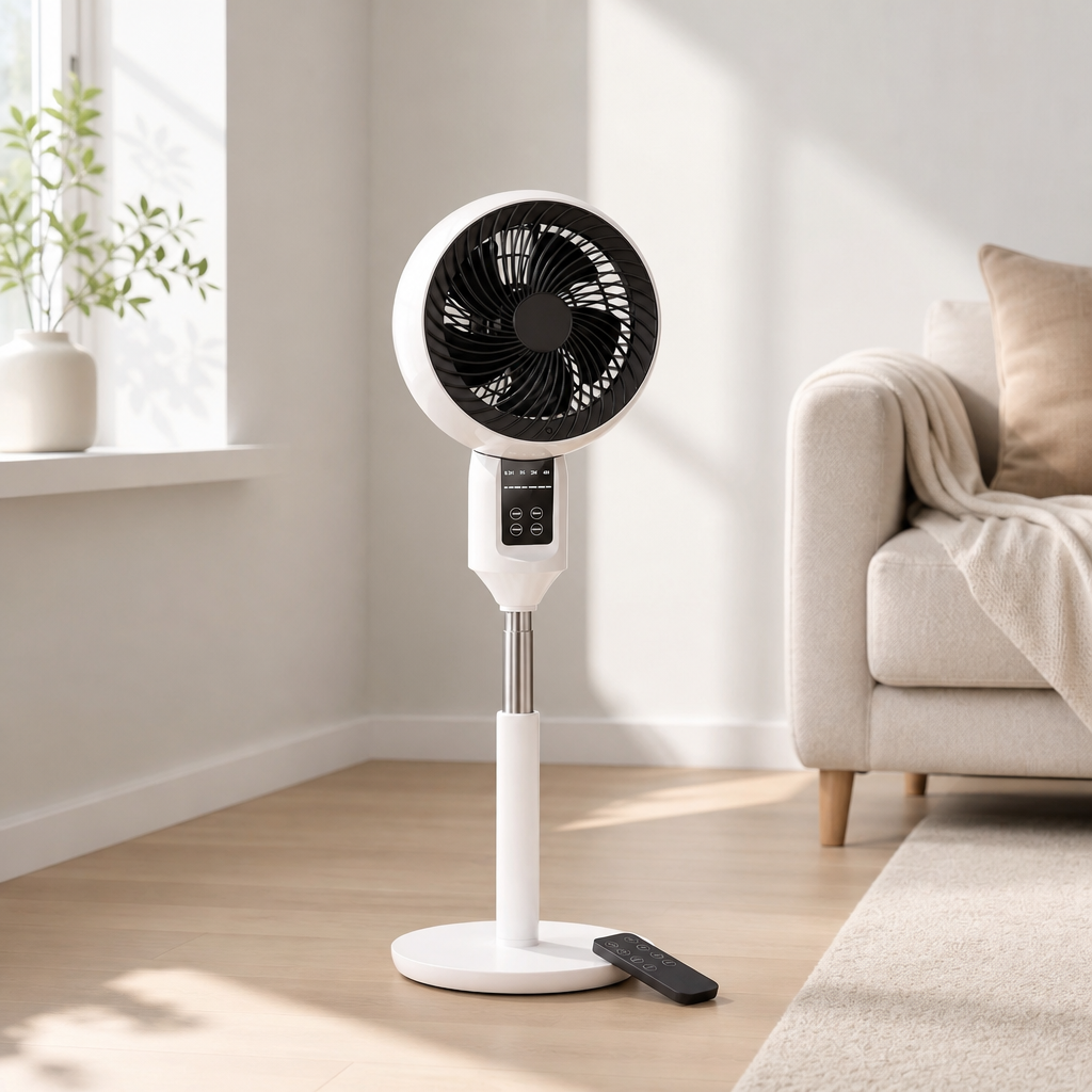 Modulaire staande ventilator met afstandsbediening