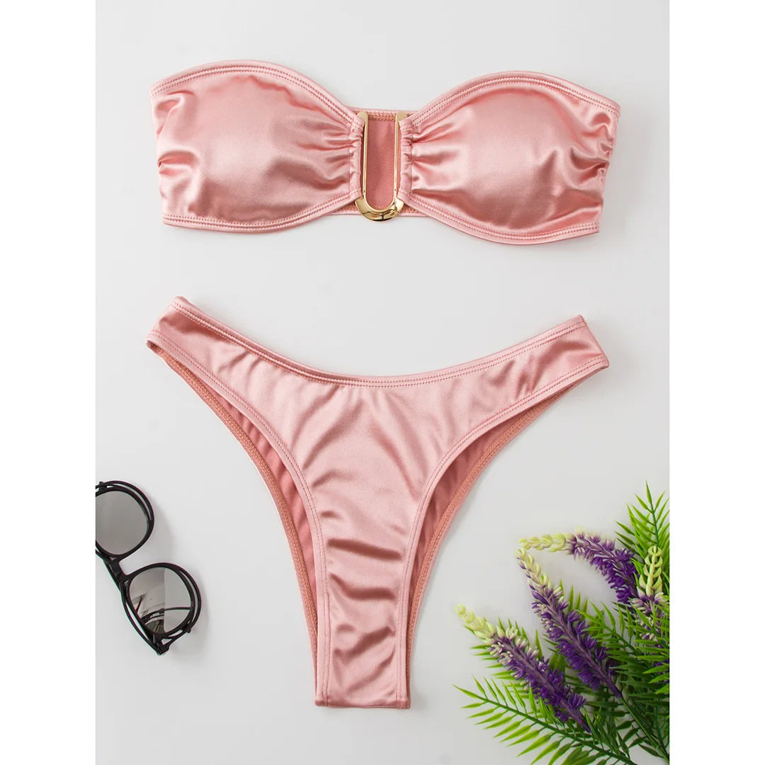 Hanna strapless bikini