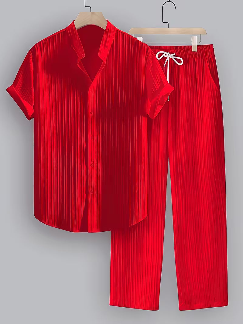 Ismael | Tweedelige herenset met overhemd en pantalon