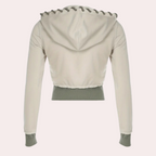 Modieus damesvest met capuchon