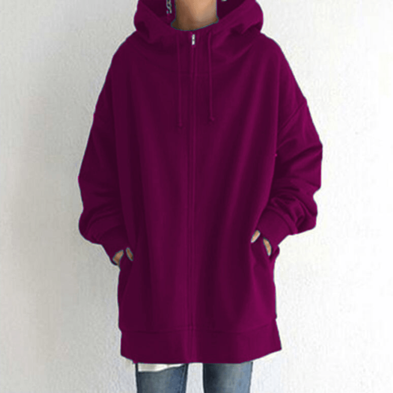 Damesvest met capuchon