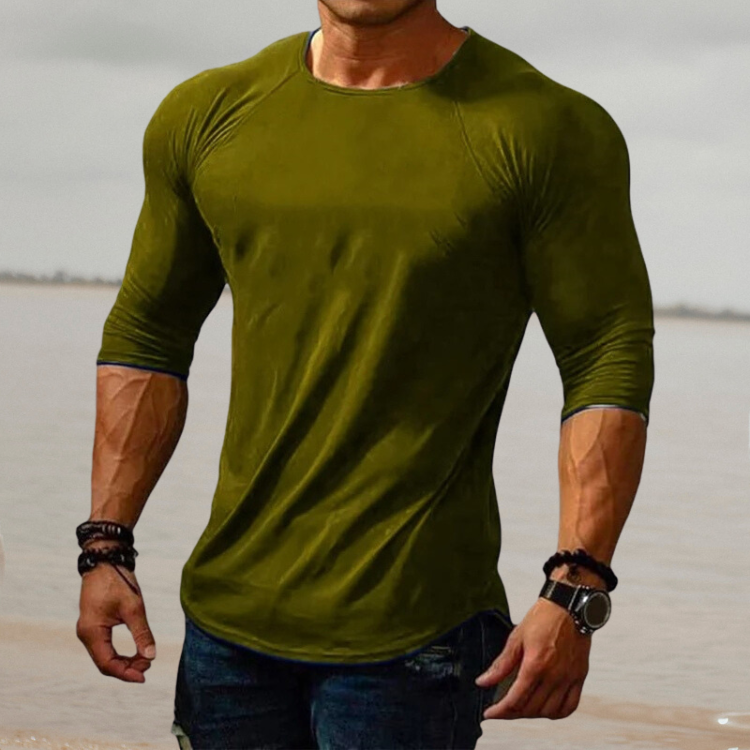 Stijlvol heren slim fit stretch shirt