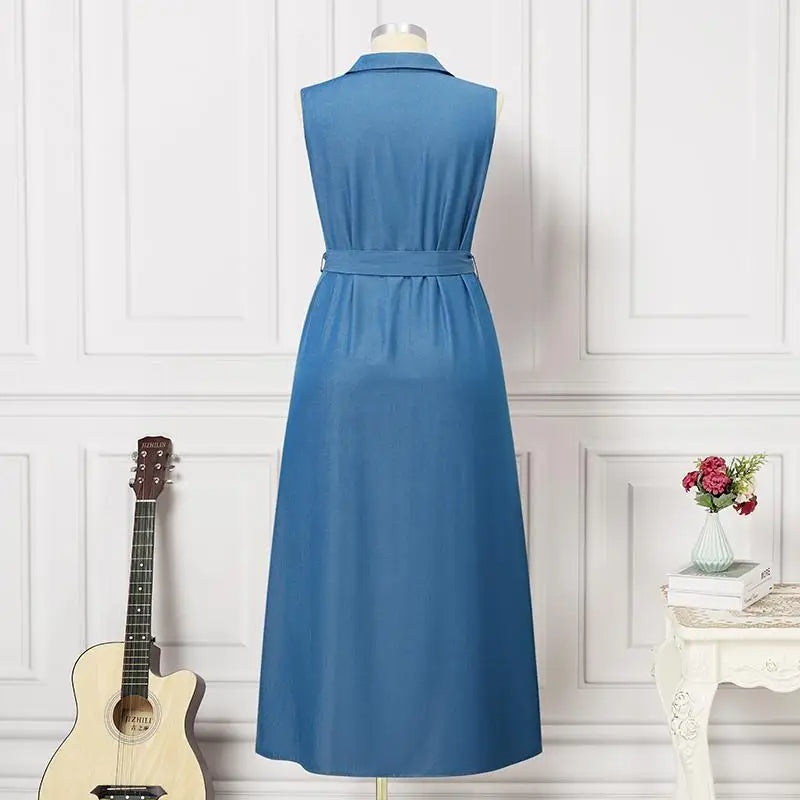 Melissa plus-size spijkerjurk