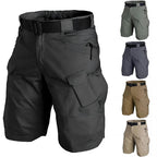Heren korte cargo shorts met 7 zakken