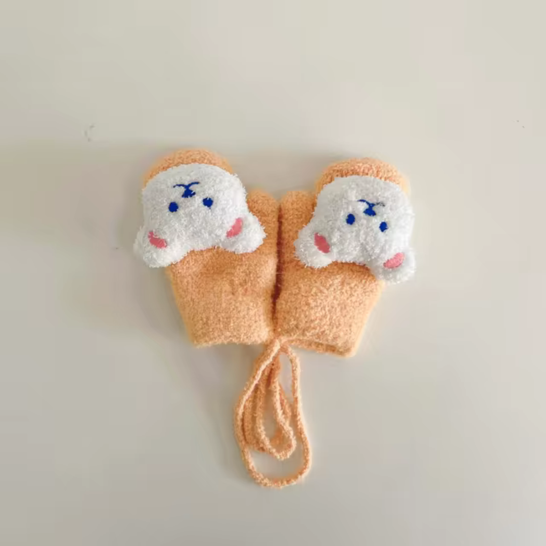 Kinder wantjes met berengezicht