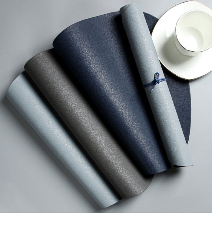 Minimalistische PU-leren placemats