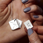 Envelop locket ketting