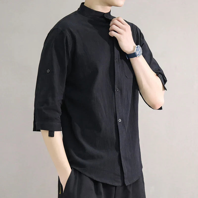 Plus size overhemd