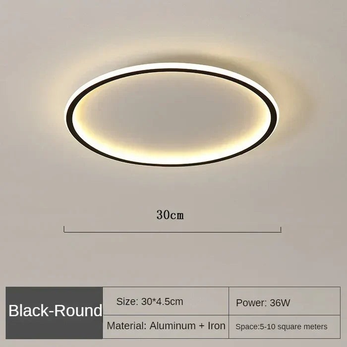Scandinavische ronde plafondlamp – Noor