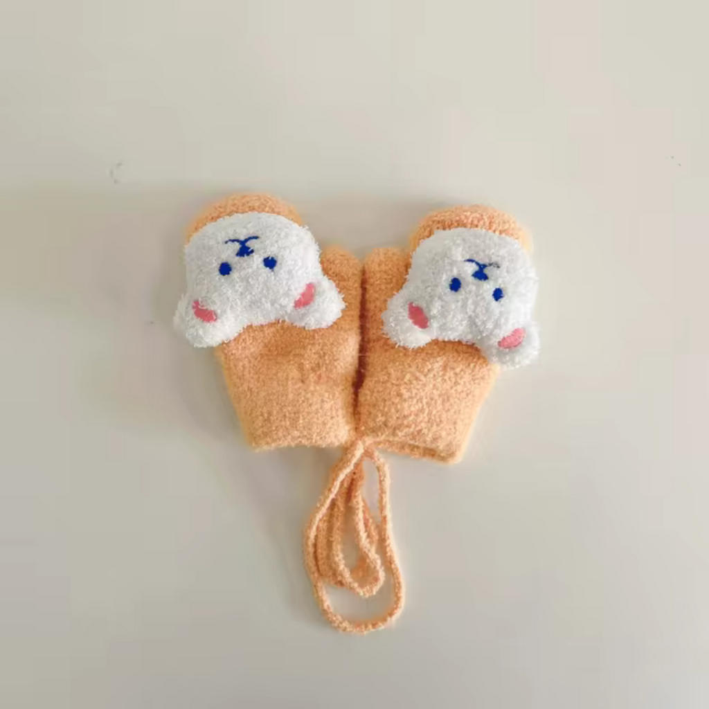 Kinder wantjes met berengezicht