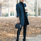 Dames winterjas met staande kraag en tijdloos design — afbeelding 28