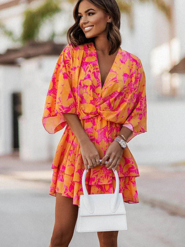 Chic mini jurk – en