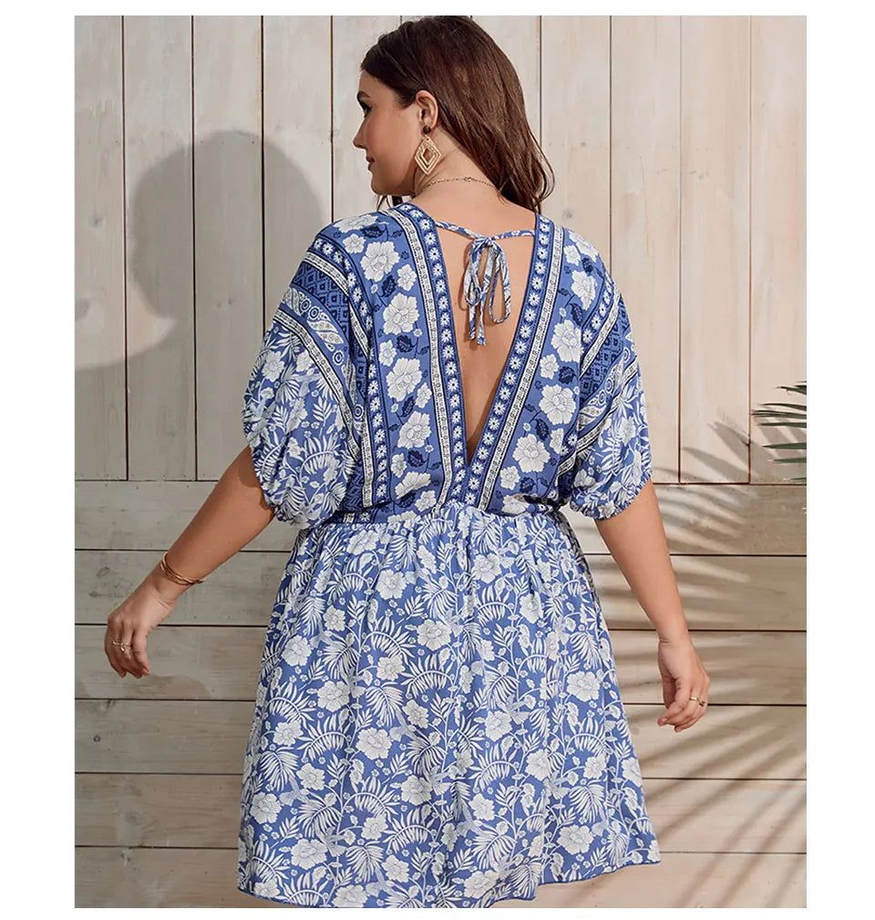Mica plus-size jurk