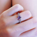 Eternity-ring met amethist