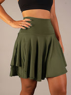 Sportieve & functionele dames tennisrok met shorts en zakken