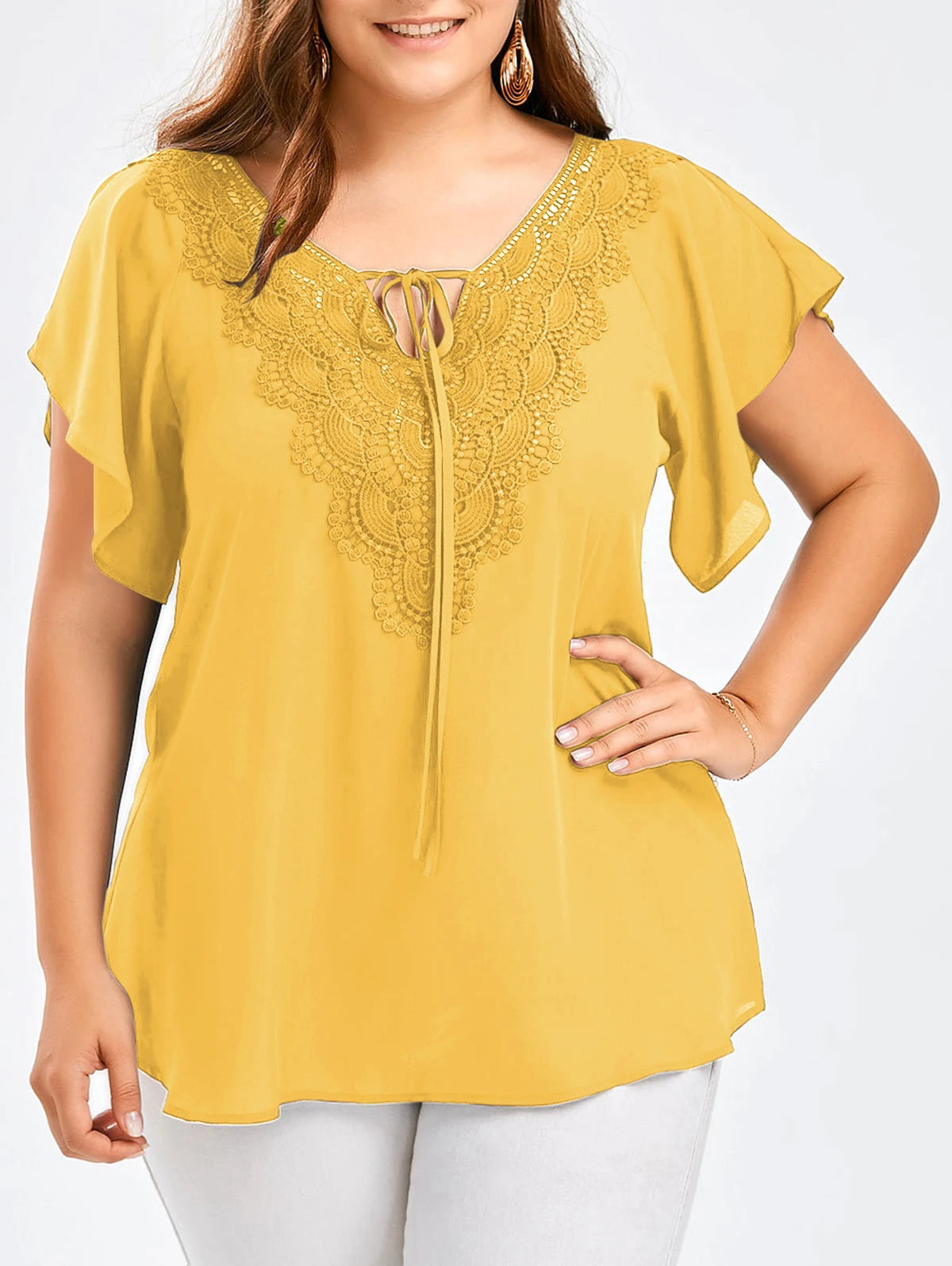 Femke plus-size top