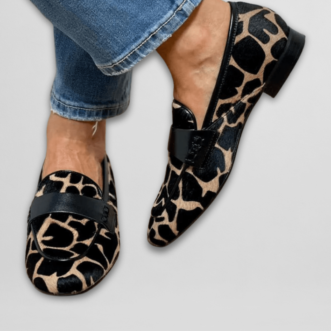 Damesloafers met ademende voering en subtiele textuur