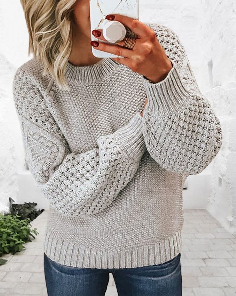 Basic pullover trui
