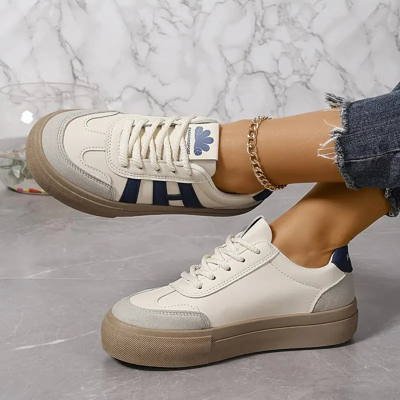 Modieuze plateau sneakers dames