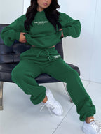 Casual dames sweatbroek & trui set