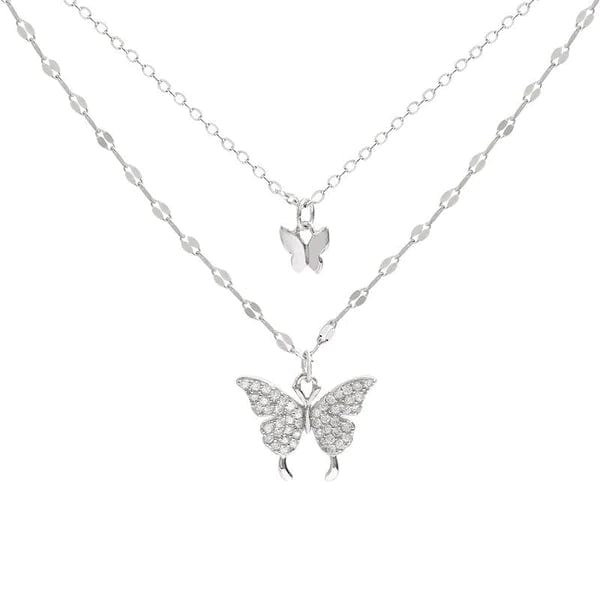 Ketting met dubbele vlinder — afbeelding 4