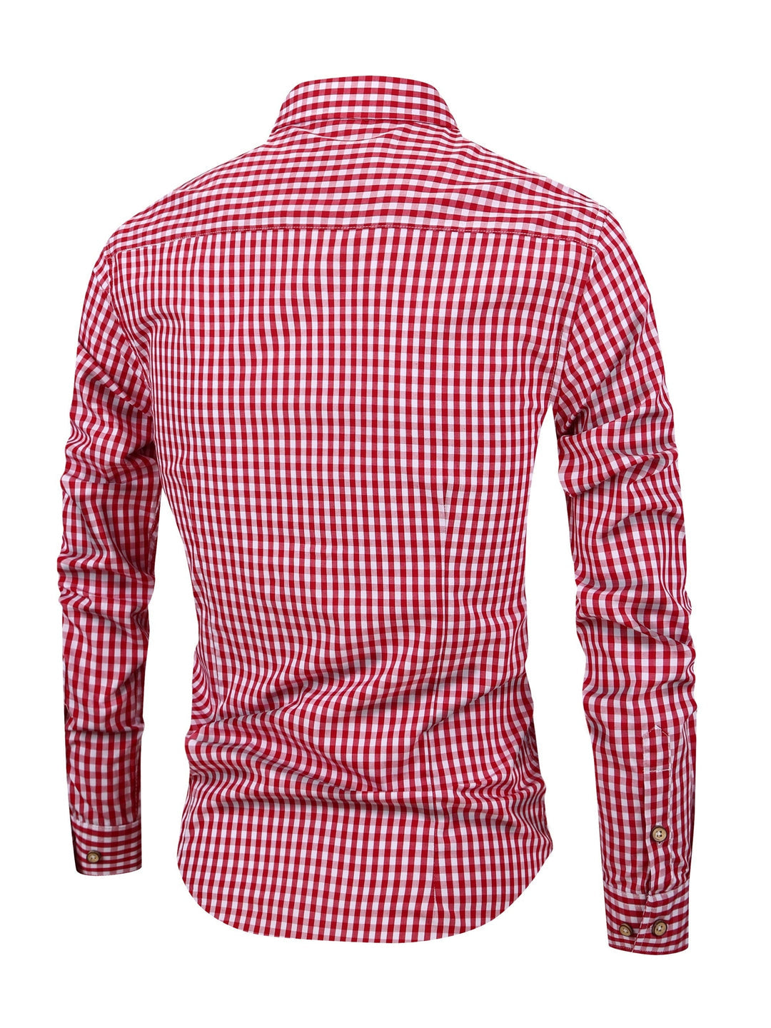 Geruit herenoverhemd met comfortabele pasvorm