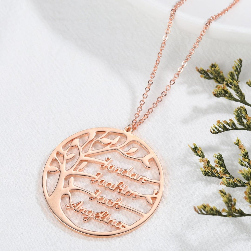 Ketting met familieboomhanger