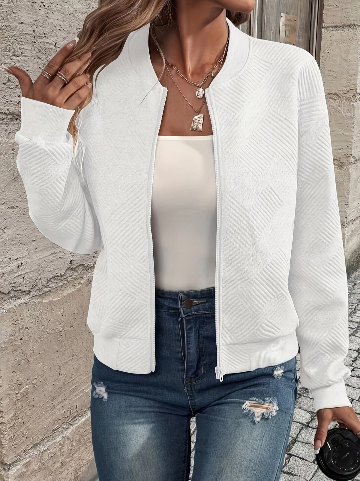 Dames zip-up jas
