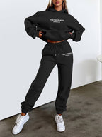 Casual dames sweatbroek & trui set