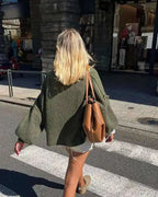 Oversized gebreide damestrui