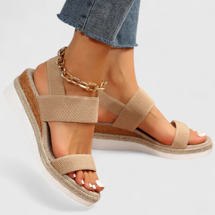 Sandalen met voetboogsteun en ruimte voor eigen inlegzolen