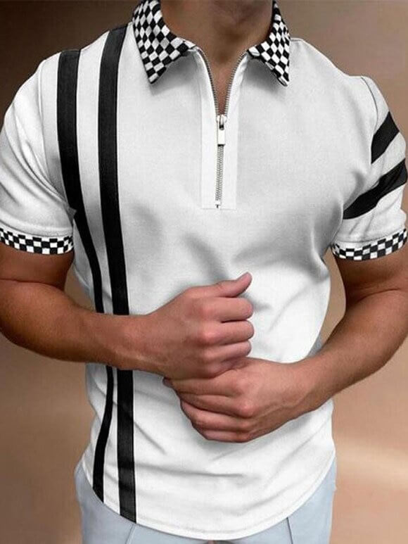 Heren turn-down kraag polo shirt