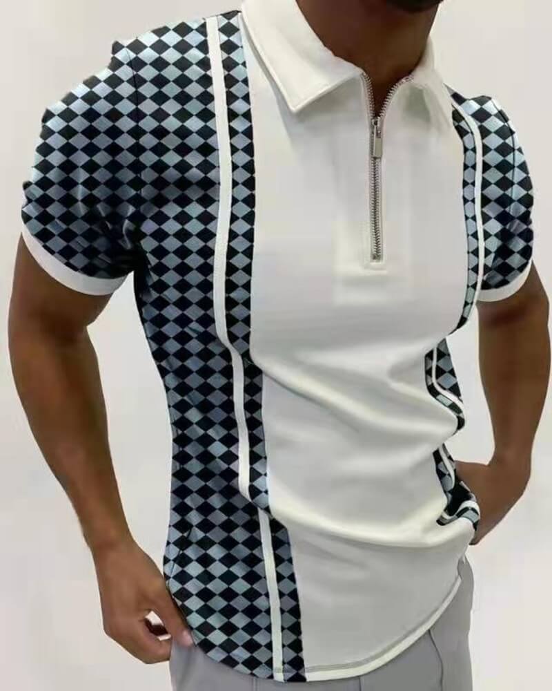 Heren turn-down kraag polo shirt