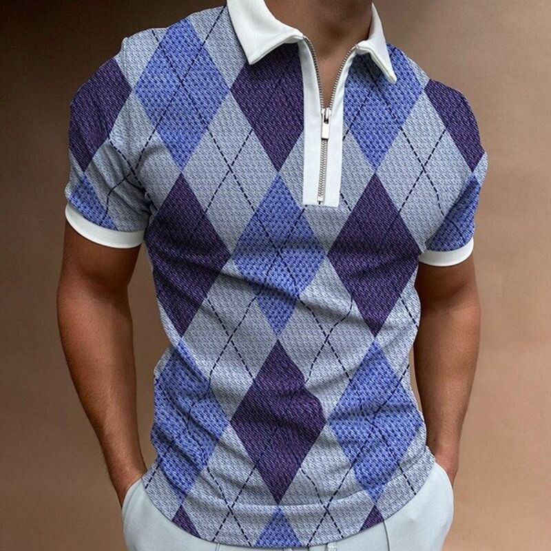 Heren turn-down kraag polo shirt