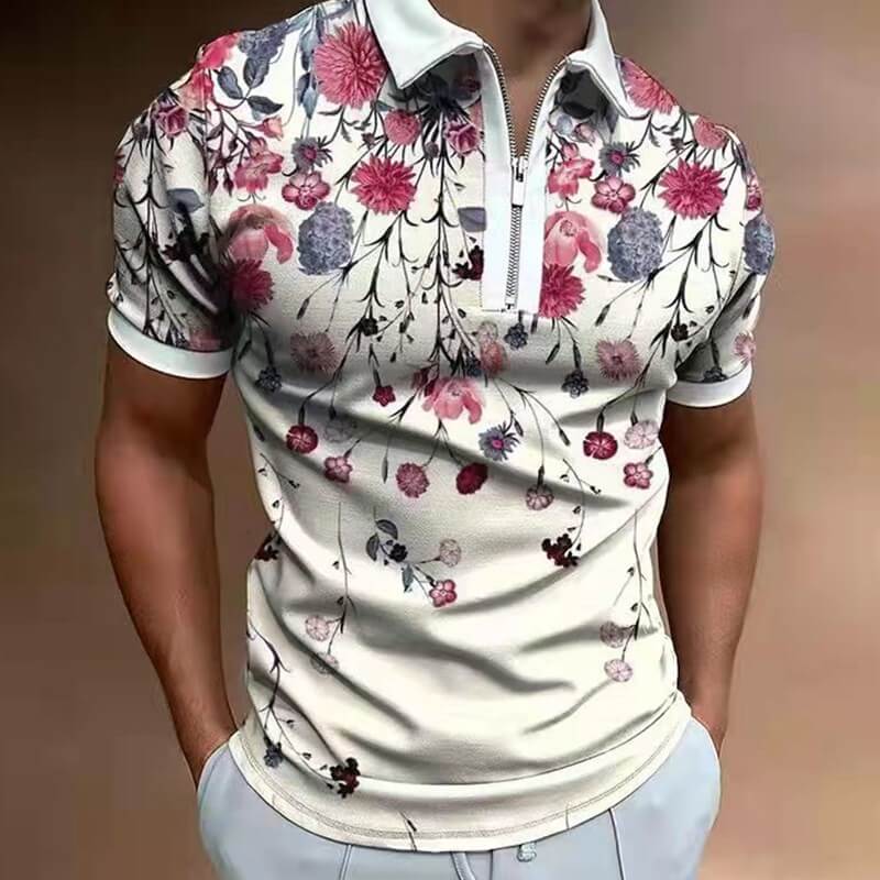 Heren turn-down kraag polo shirt