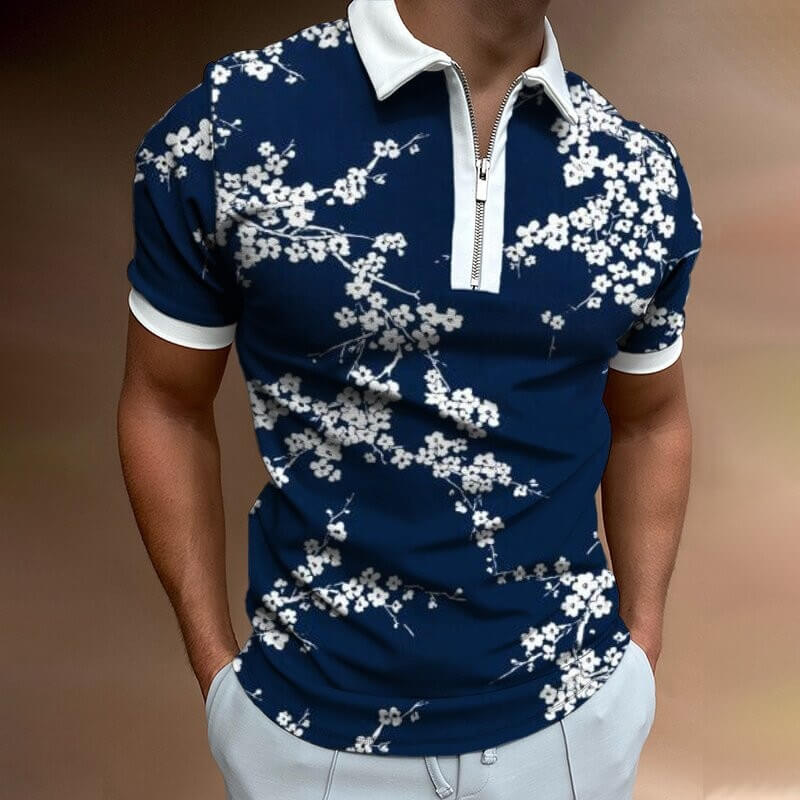 Heren turn-down kraag polo shirt