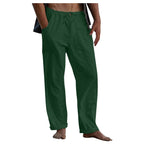 Lorenz | wijde casual broek – materiaal: Katoen, linnen — afbeelding 2