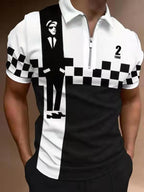 Heren turn-down kraag polo shirt