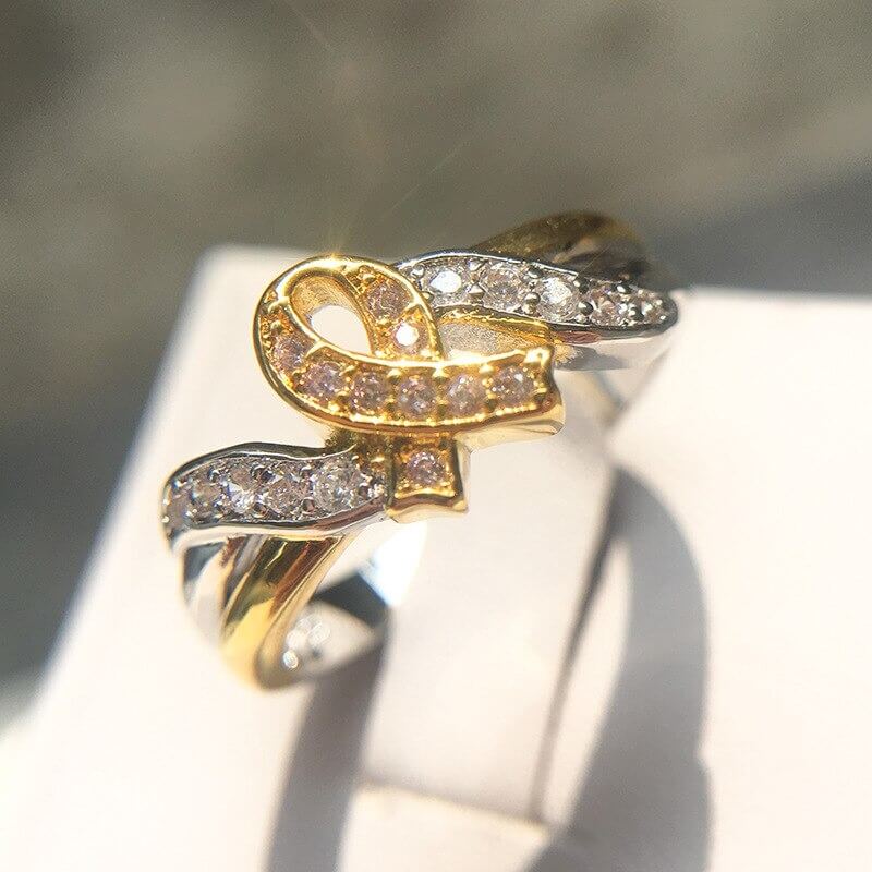 Sterling zilveren moed ring