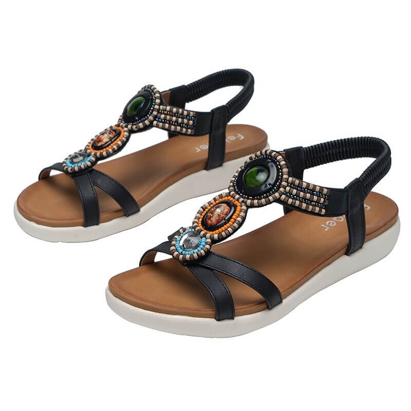 Boheemse sandalen met strass — afbeelding 2