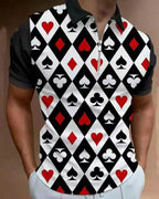 Heren turn-down kraag polo shirt