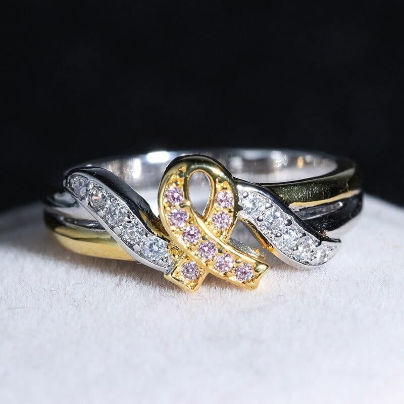 Sterling zilveren moed ring