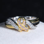 Sterling zilveren moed ring