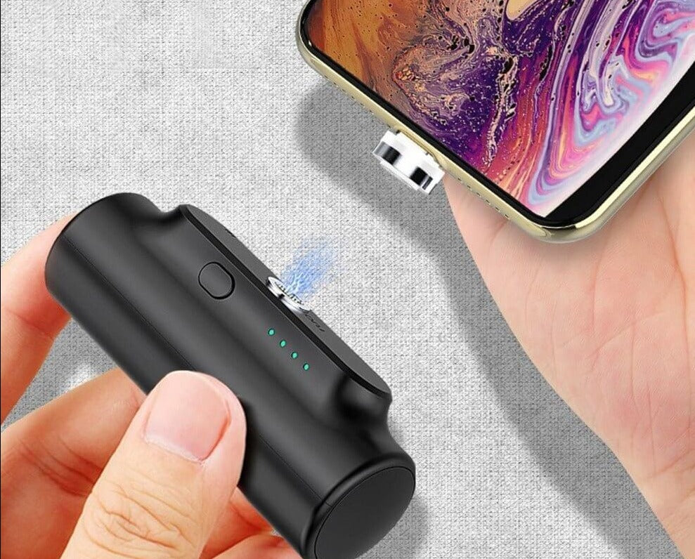 3 in 1 snelle magnetische aansluiting vermogen bank – materiaal: ABS+PC — afbeelding 3