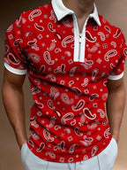 Heren turn-down kraag polo shirt