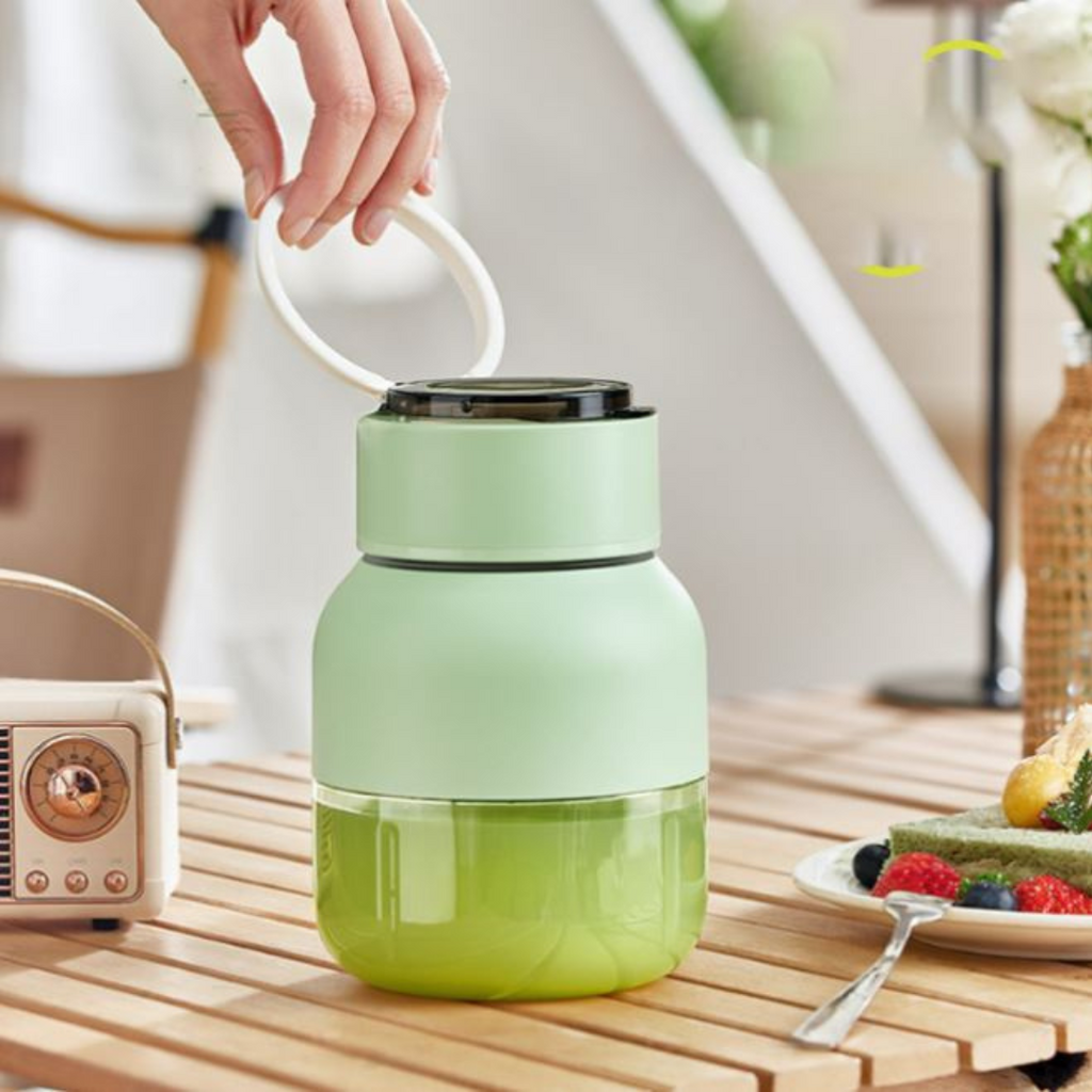 Draagbare 2-in-1 blender en sapcentrifuge