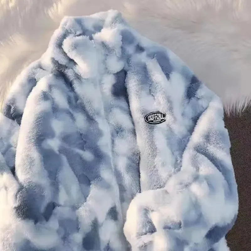 Tie-Dye fleecejack voor dames