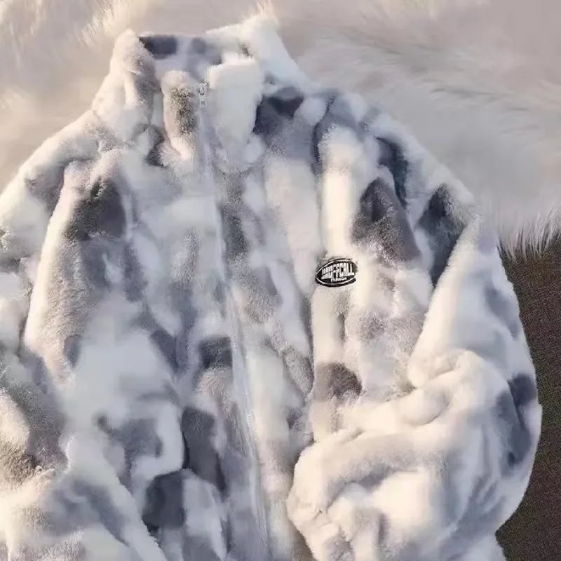 Tie-Dye fleecejack voor dames